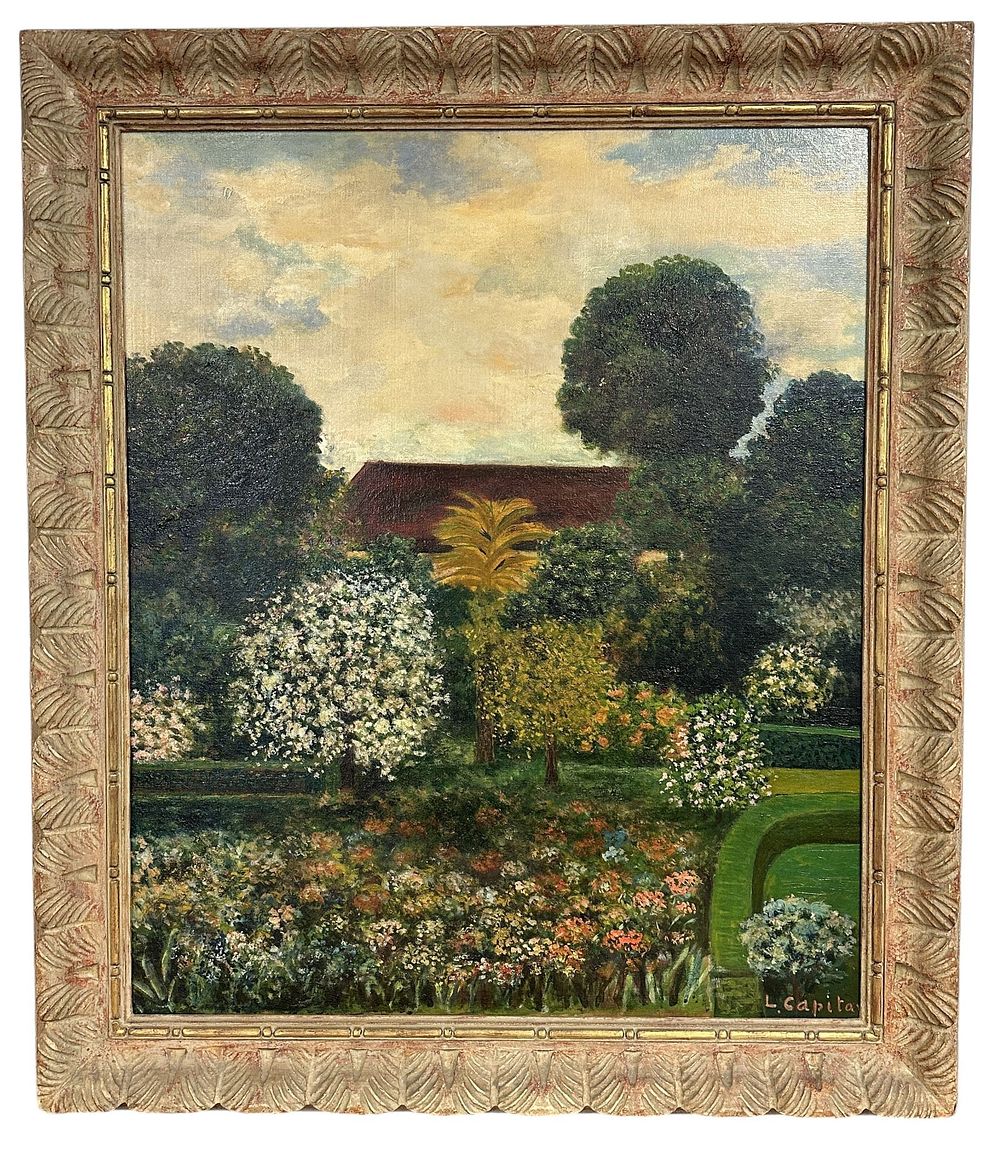Lot 89: FATHER LORENZO CAPITANI (1874-1963) OIL LANDSCAPE