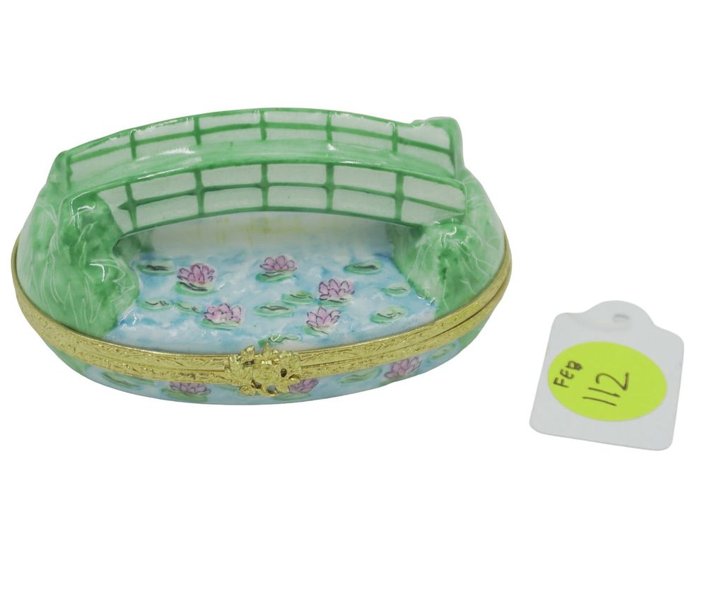 Lot 112: MONET ARTORIA LIMOGES BOX