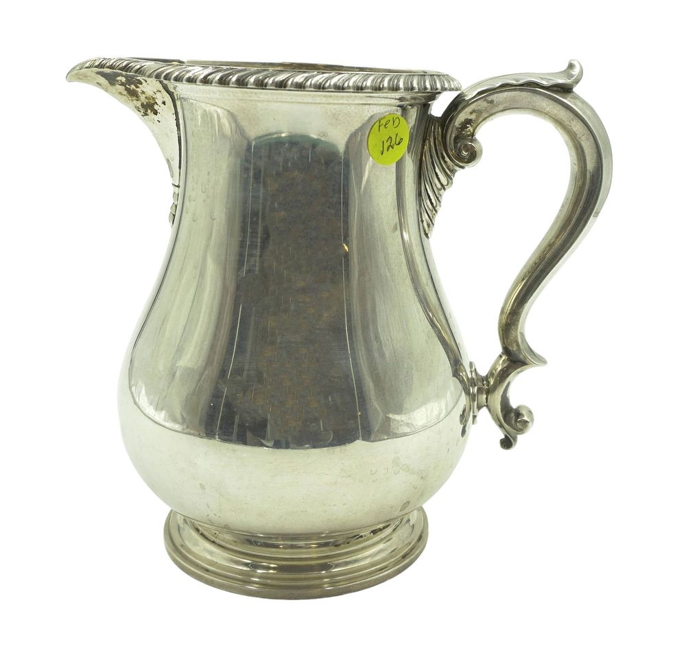 Lot 126: GORHAM STERLING KENSINGTON WATER PITCHER