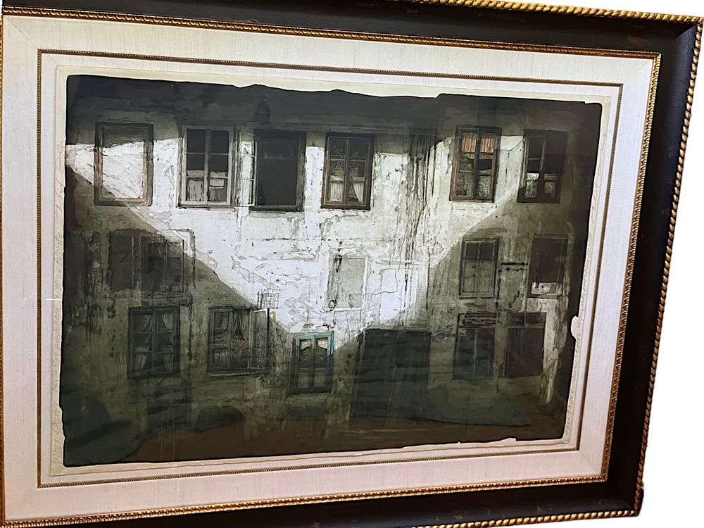 Lot 153: LARGE SAFET ZEC AQUATINT MEZZOTINT DRYPOINT ETCHING