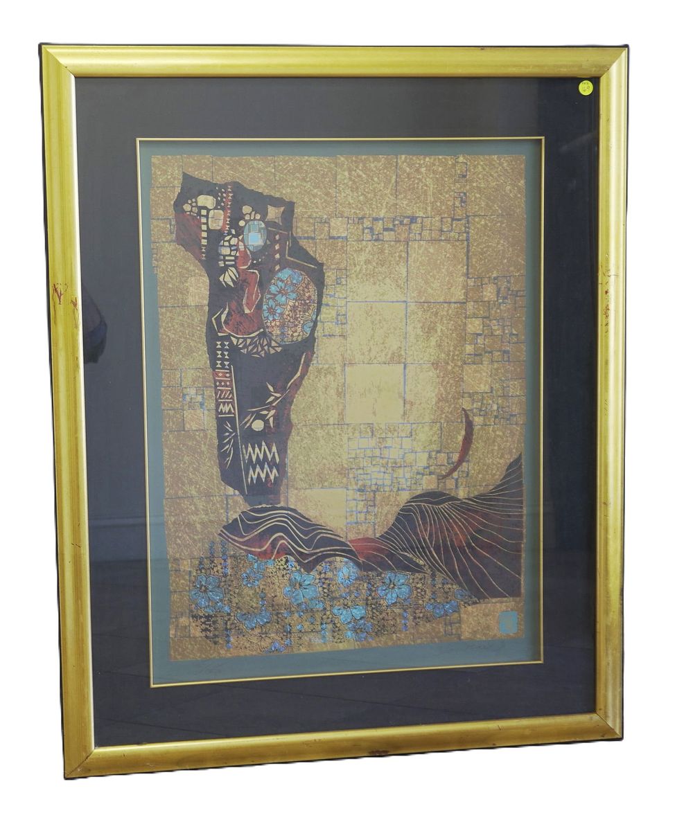 Lot 169: HOI LEBADANG SIGNED & NUMBERED SILK SCREEN PRINT