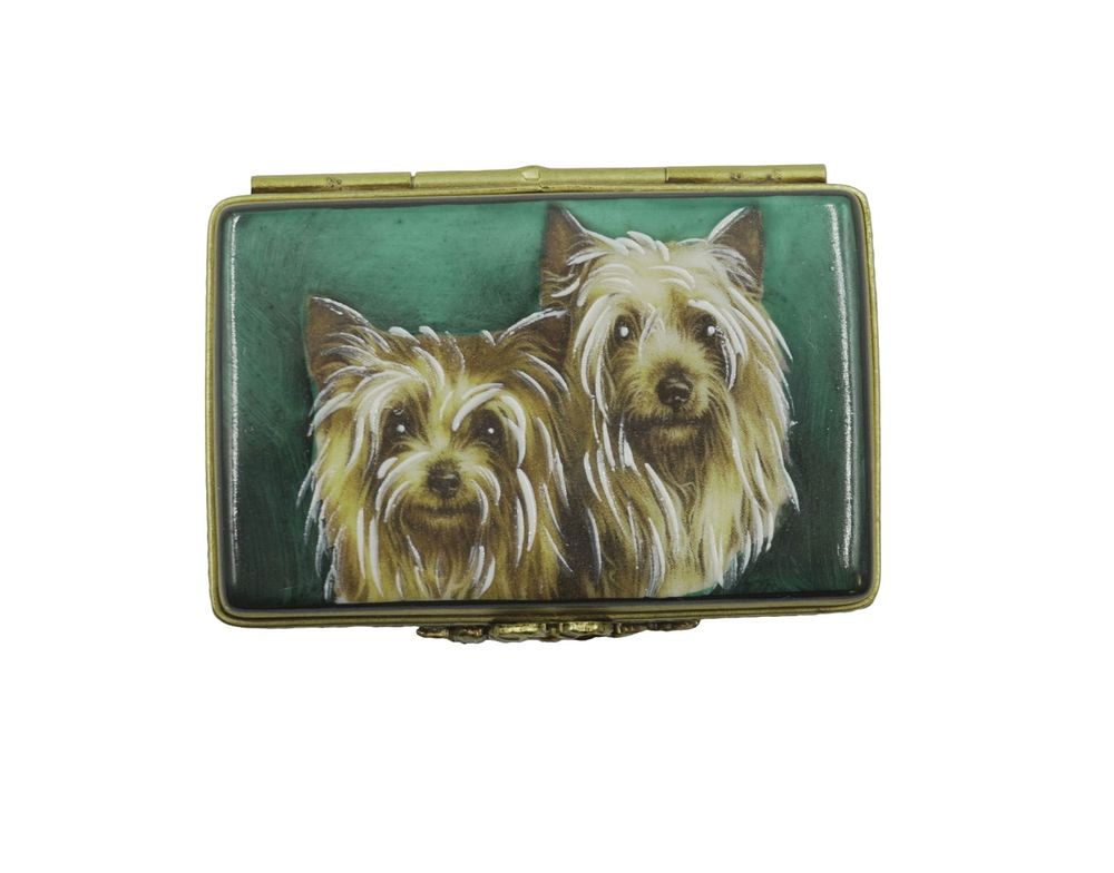Lot 209: YORKIE LIMOGES BOX