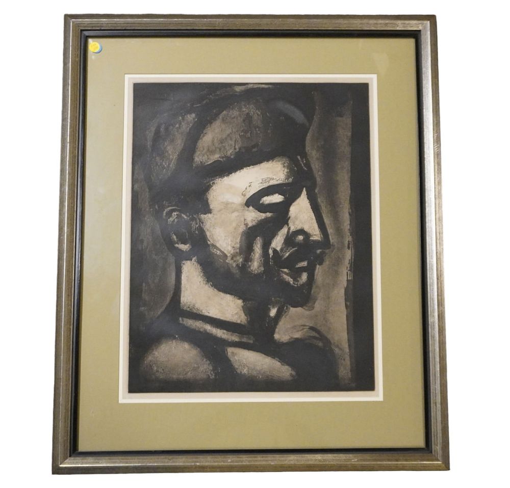 Lot 250: LARGE GEORGEs ROUAULT ENGRAVING PORTRAIT