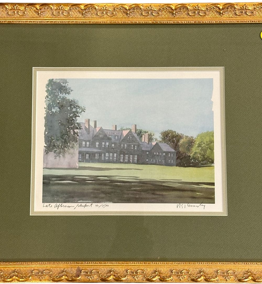 Lot 273: ROBERT E. KENNEDY NEWPORT LITHOGRAPH