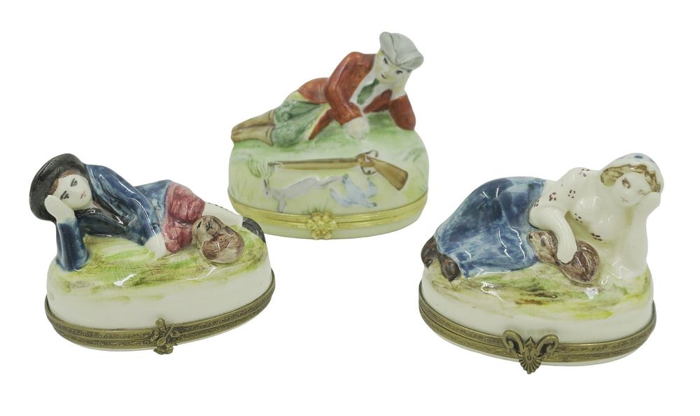 Lot 283: LIMOGES BOXES LOT OF 3