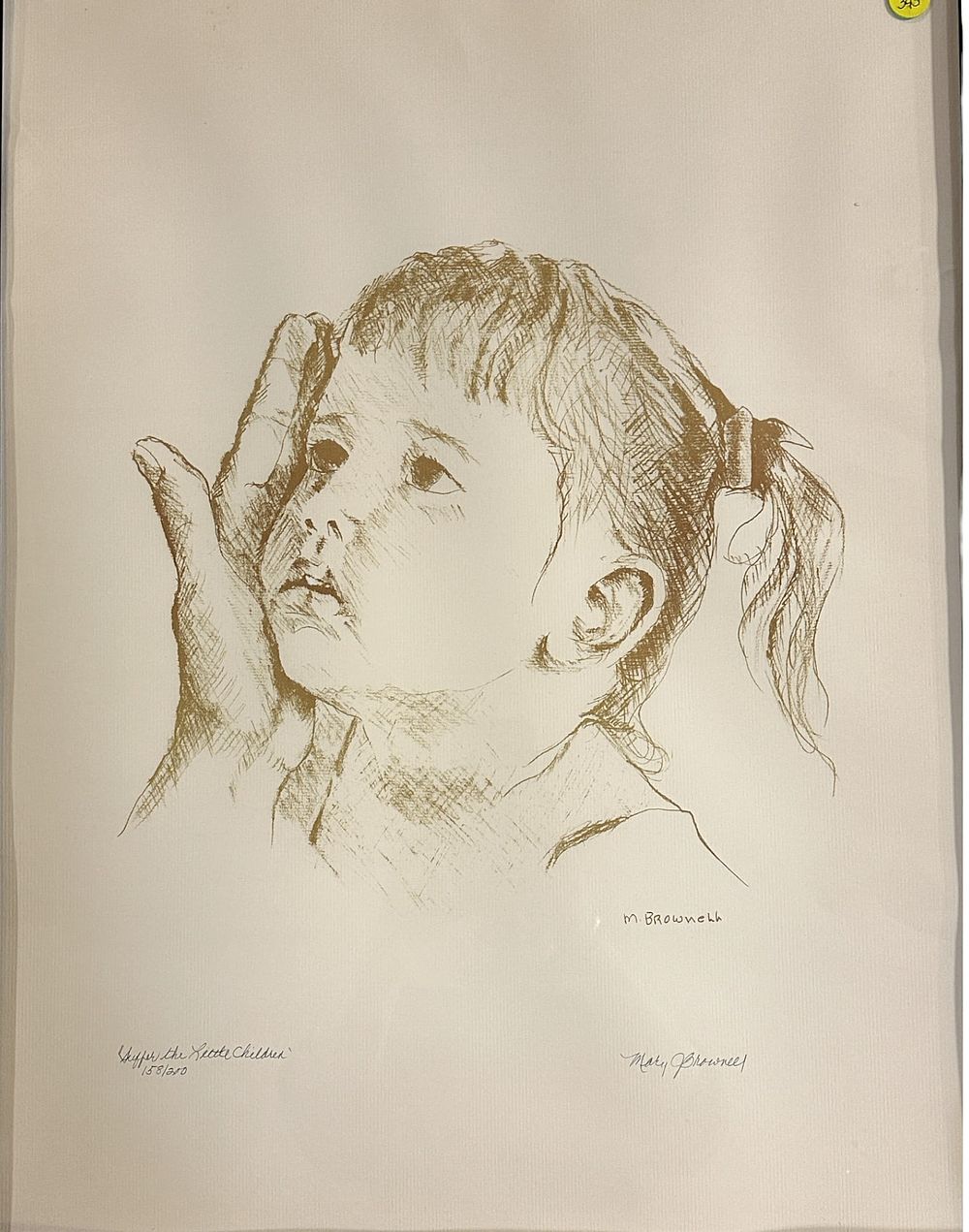 Lot 345: MARY BROWNELL LTD EDITION PRINT FRAMED