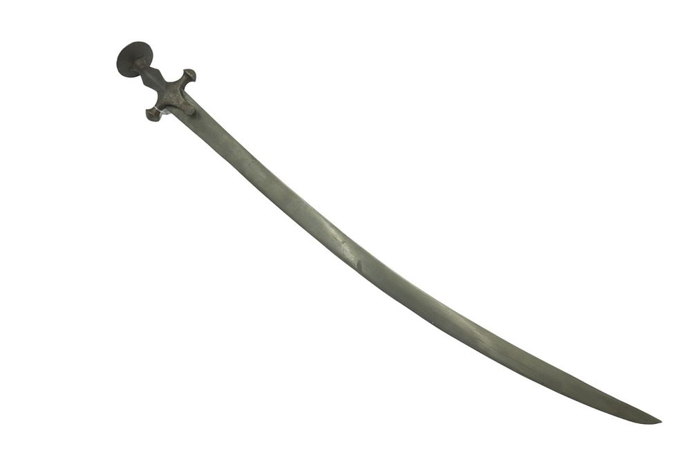 Lot 32: ANTIQUE MUGHAL TULWAR SWORD INDIA