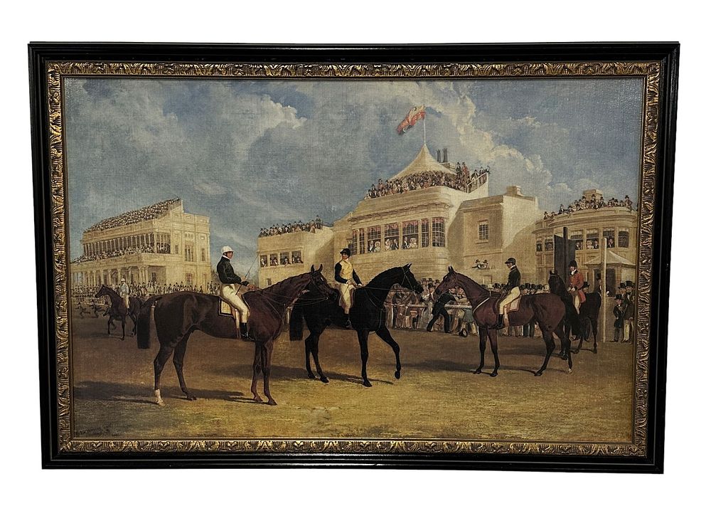 Lot 65: VINTAGE CHELSEA HOUSE ASCOT RACE PRINT