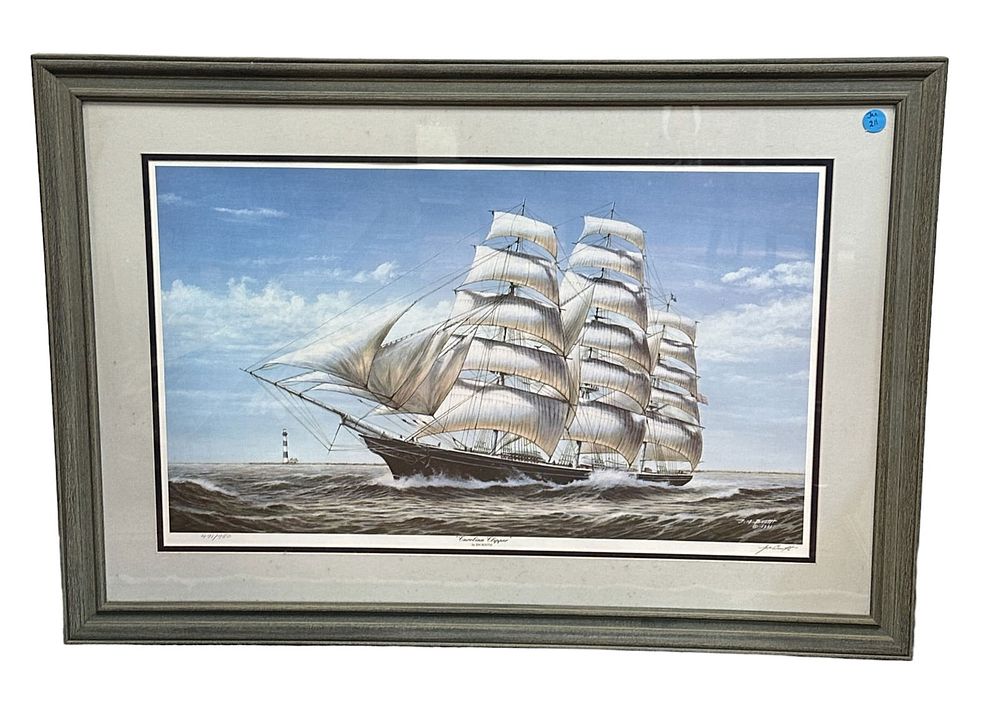 Lot 211: JIM BOOTH (1945-2021) CAROLINA CLIPPER LTD ED PRINT