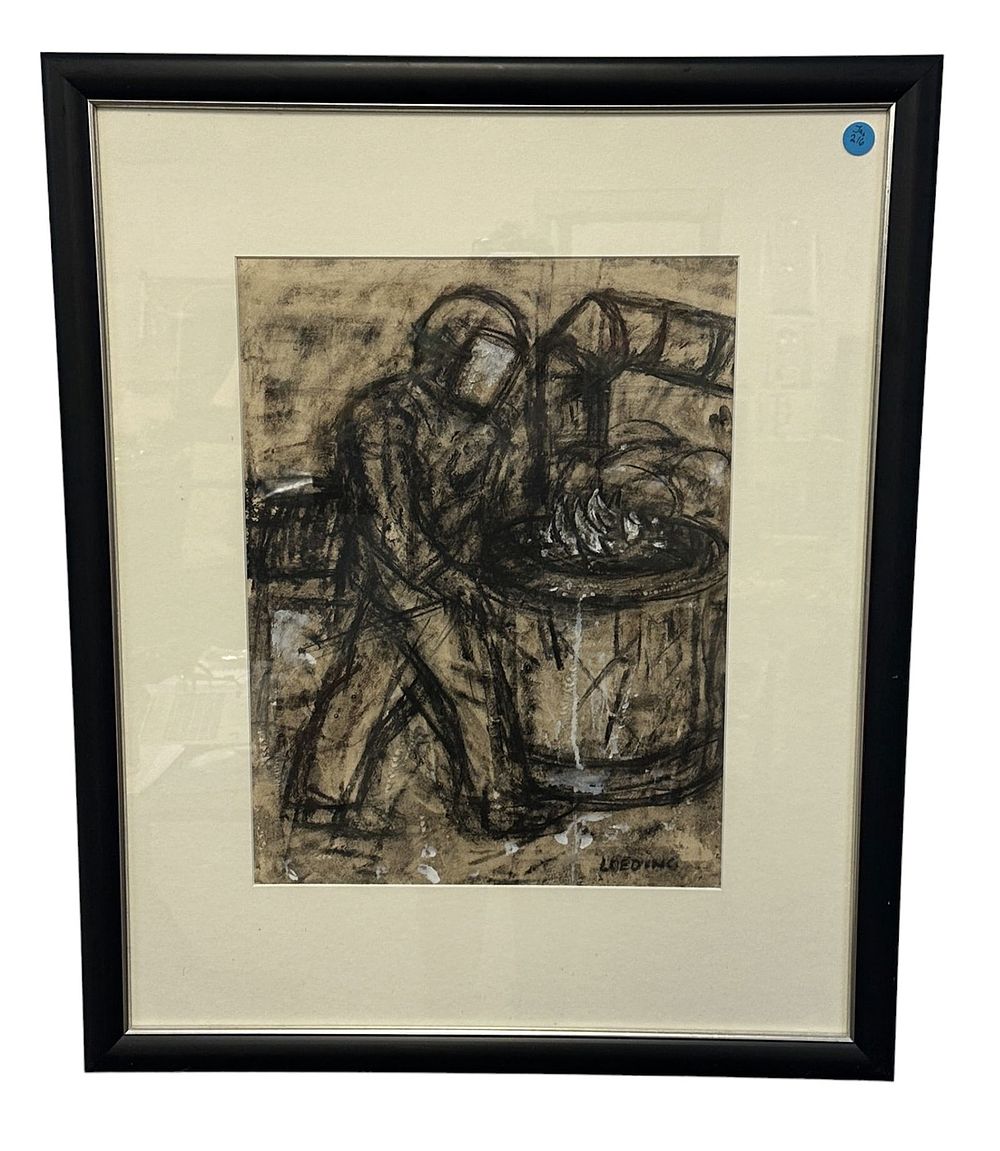 Lot 216: VINTAGE PETER LOEDING (1936-2013) INDUSTRIAL ORIGINAL