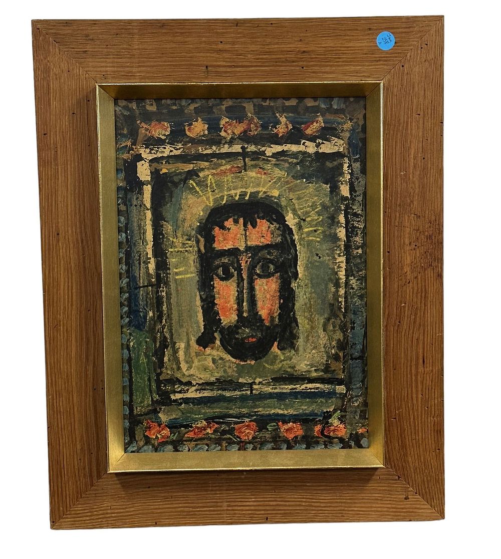 Lot 258: LA SAINTE FACE GEORGES ROUAULT PRINT & BOOK