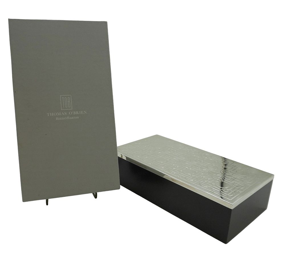Lot 264: THOMAS O'BRIEN REED & BARTON BOX