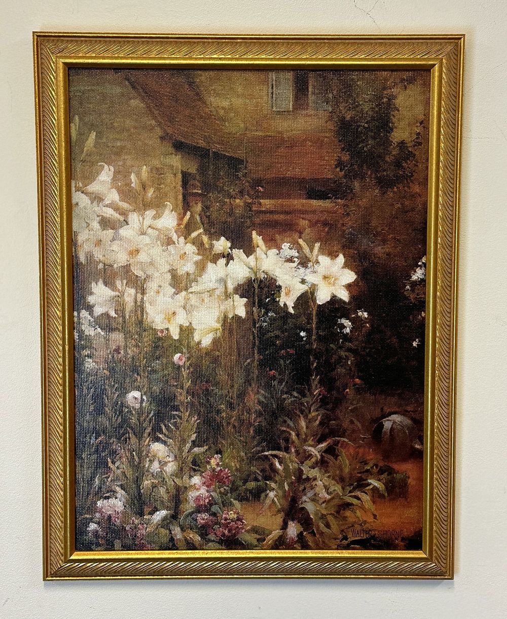 Lot 306: WALTER OSOURNE A COTTAGE GARDEN GICLEE PRINT