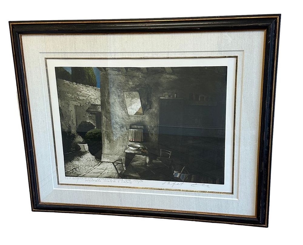 Lot 165: SAFET ZEC BOSNIA ETCHING WITH AQUATINT WINDOW