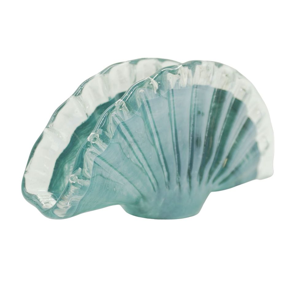 Lot 310: LAVORAZIONE MURANO ART GLASS LETTER / NAPKIN HOLDER