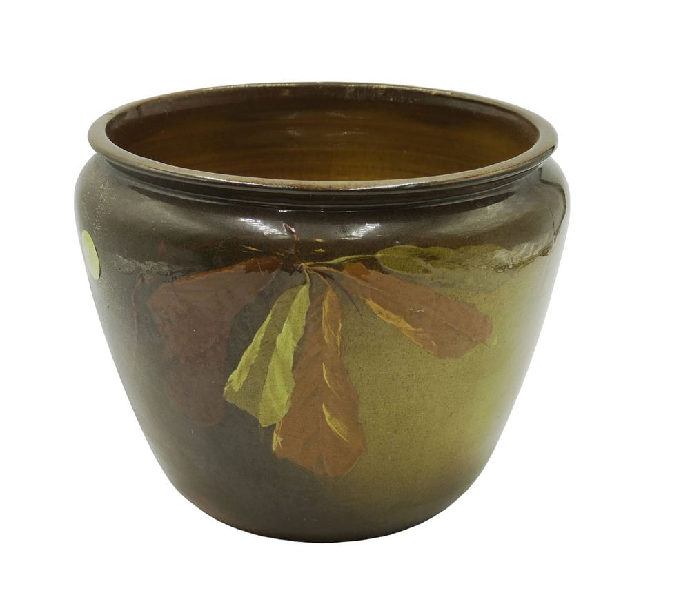 Lot 80: WELLER POTTERY DECORATED JARDINIERE
