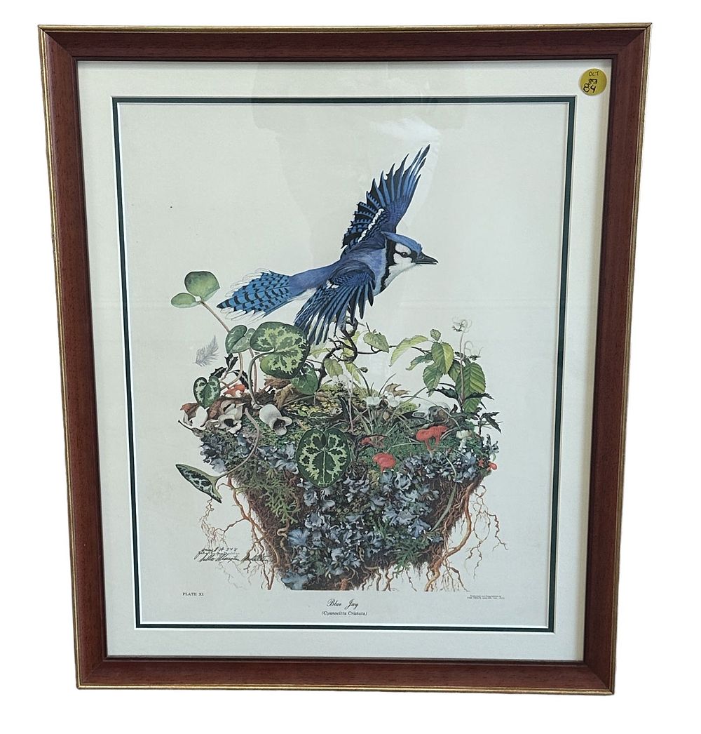 Lot 84: SALLIE ELLINGTON MIDDLETON SIGNED BLUEJAY