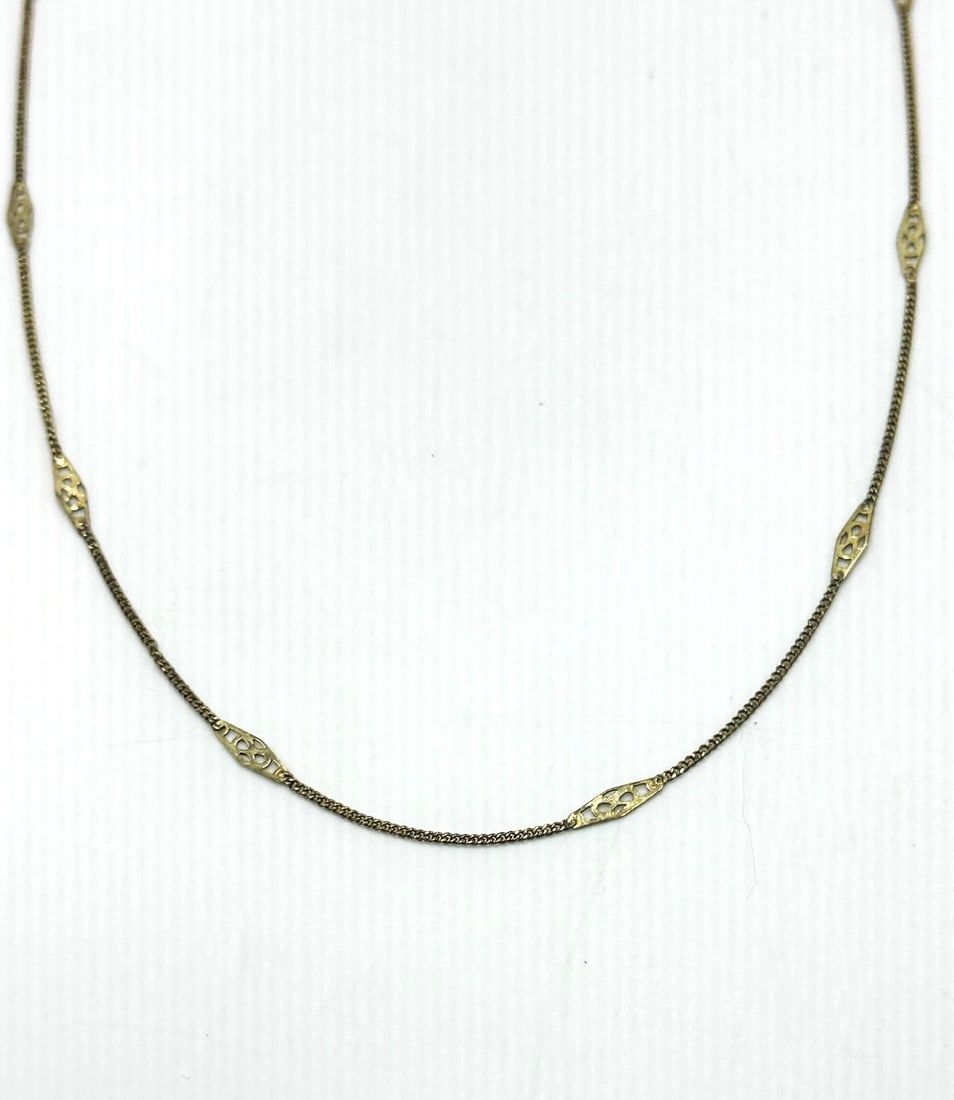 Lot 94: ITALIAN 14K YELLOW GOLD CHAIN