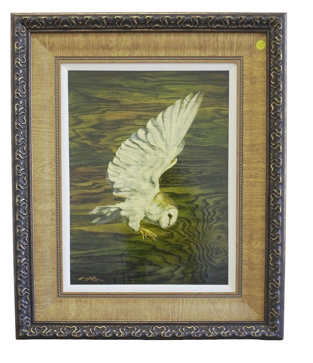 Lot 109: "ASCENDING" BY MATT BEYRER OIL ON WOOD