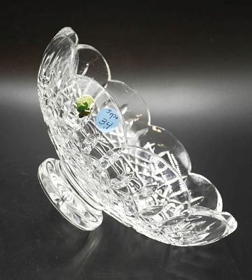 WATERFORD LISMORE 10" SCALLOPED BOWL. Waterford Crystal Lismore Scalloped Bowl 10"x10"4,75". 