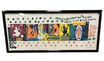 HENRI MATISSE ELLE VITA PARAITRE LE MATIN 1950 COLOR LITHO. Henri Matisse. Elle Vita Paraitre le 