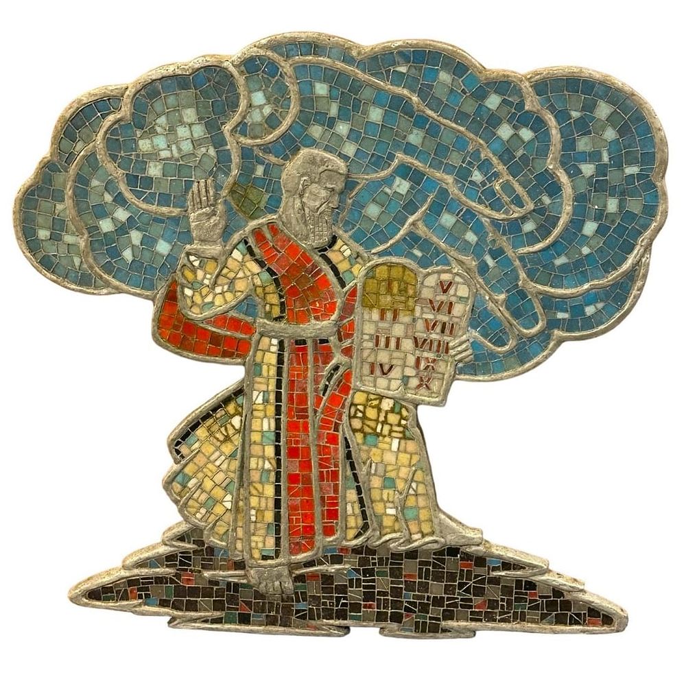 Lot 74: ART DECO CHARLES BRADLEY WARREN (1903-1967) MOSES MOSAIC