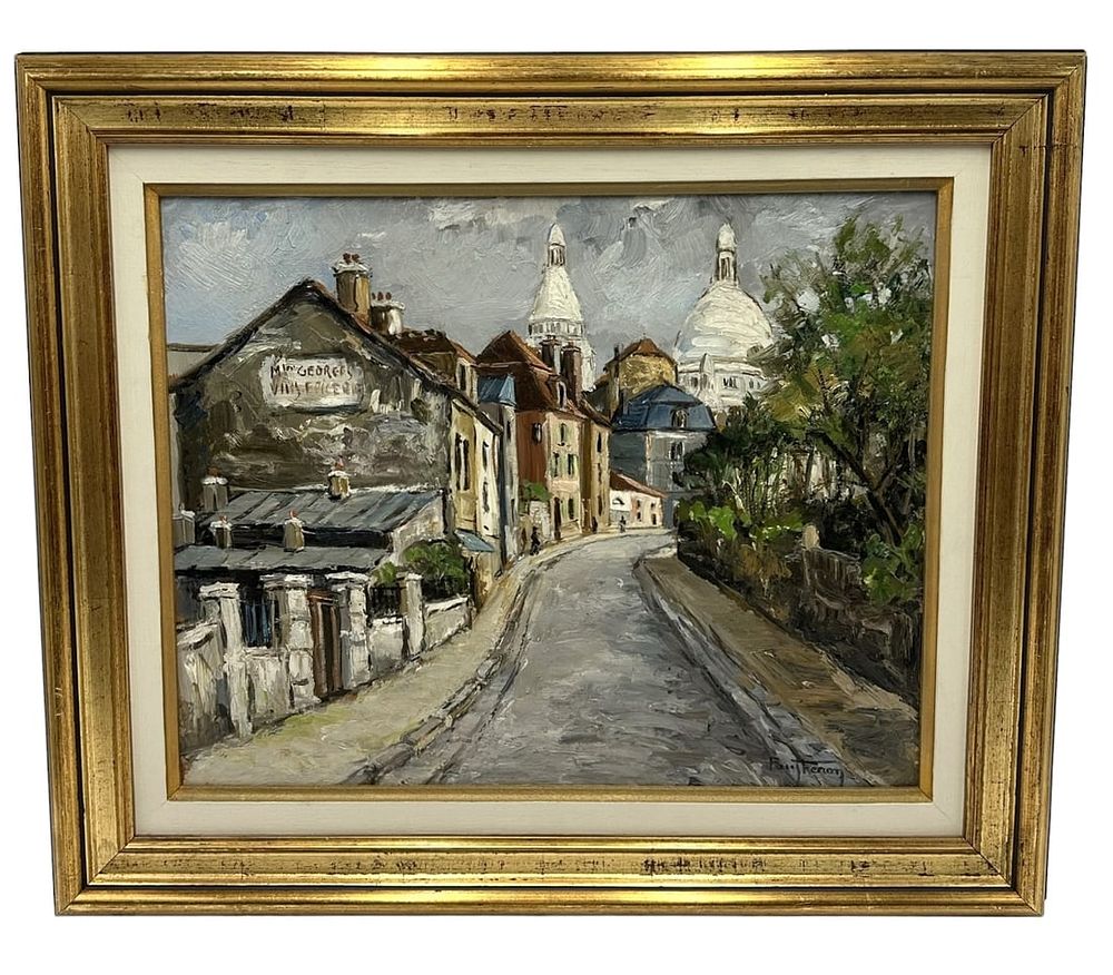 Lot 130: PAUL FERON UE SUR LE SACRE COEUR MONTMARTRE