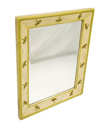 PARAGON BEVELED MIRROR DRAGONFLY. Contemporary Paragon Dragonfly Beveled Mirror 26"x32"x2". 