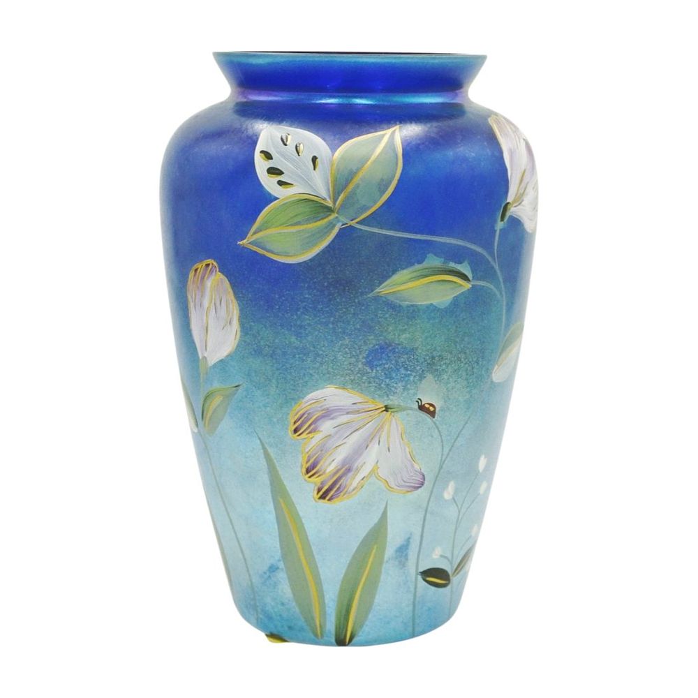 Lot 83: FENTON FAVRENE LTD ED HAND PAINTED VASE