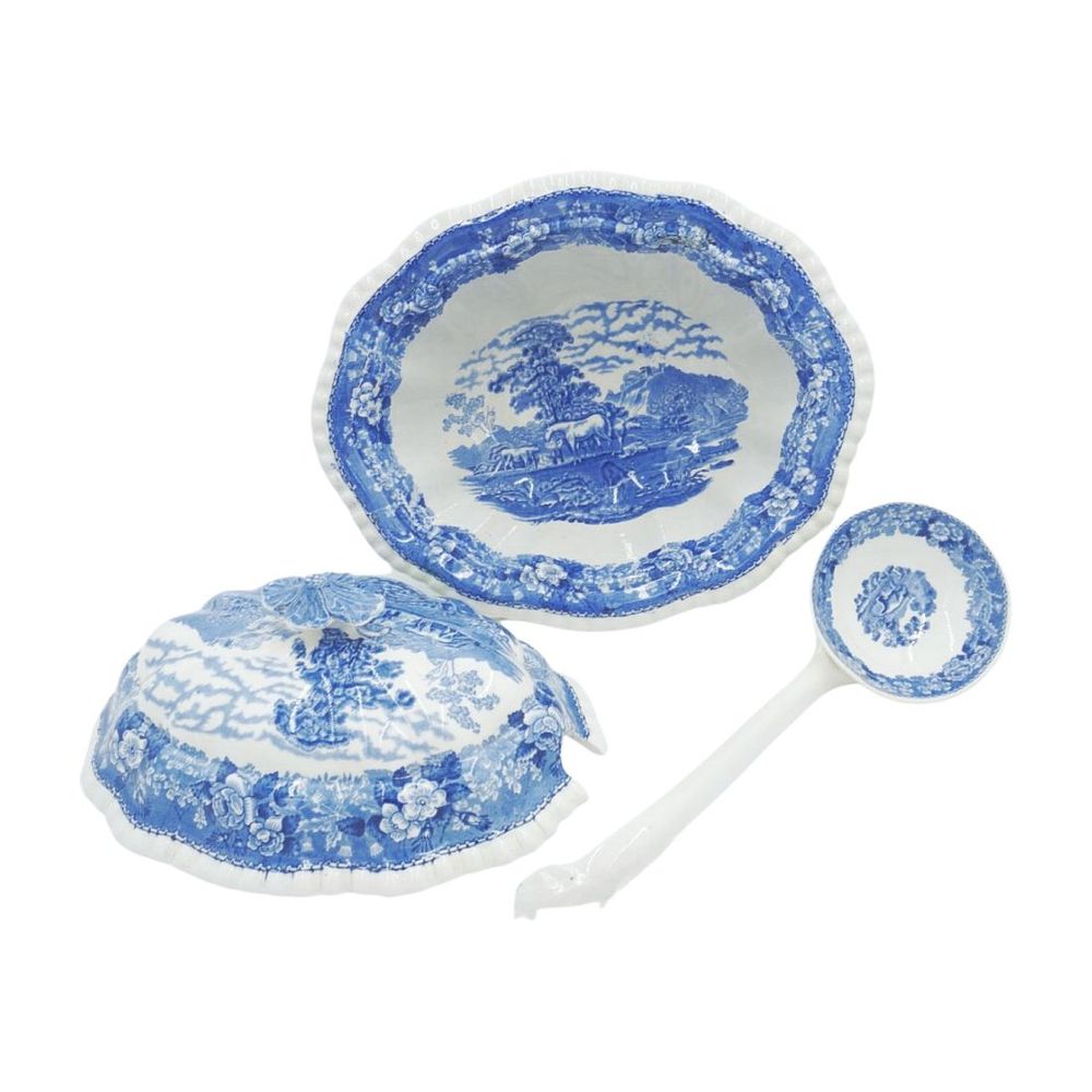 Lot 163: VINTAGE ADAMS ENGLAND SOUP TUREEN