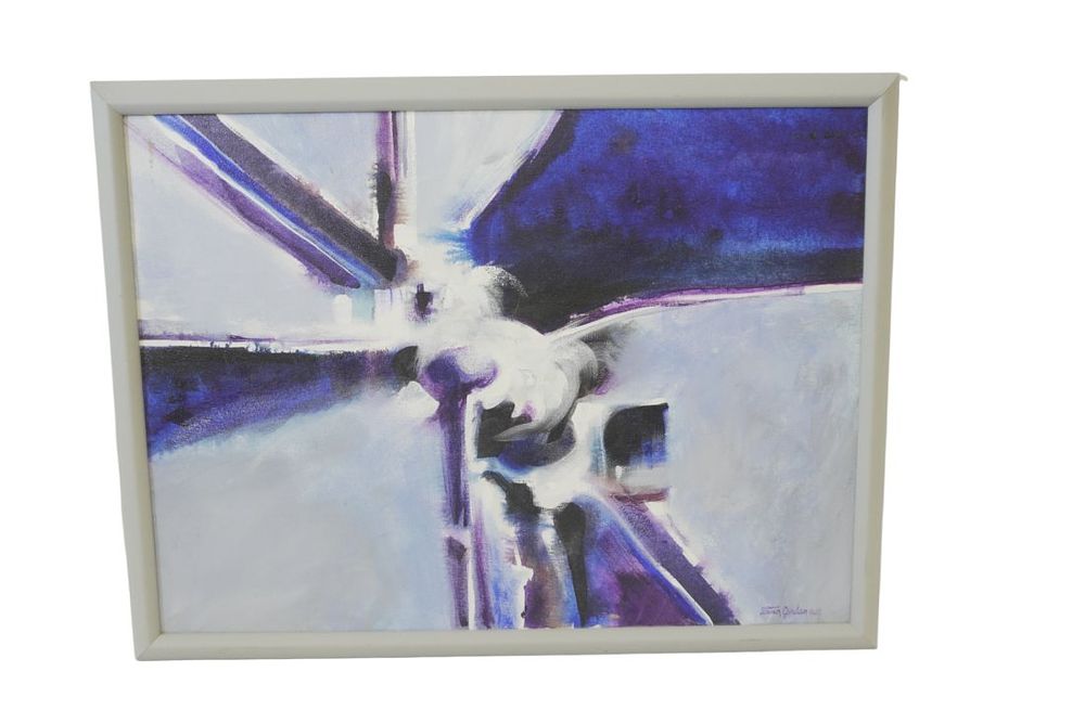 Lot 181: STEVE JORDAN ORIGINAL ABSTRACT PAINTING