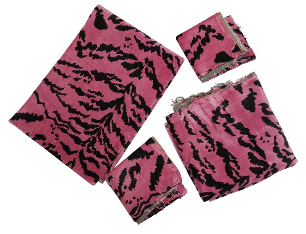 Lot 191: FUCHSIA TIGRE SCALAMANDRE FABRIC
