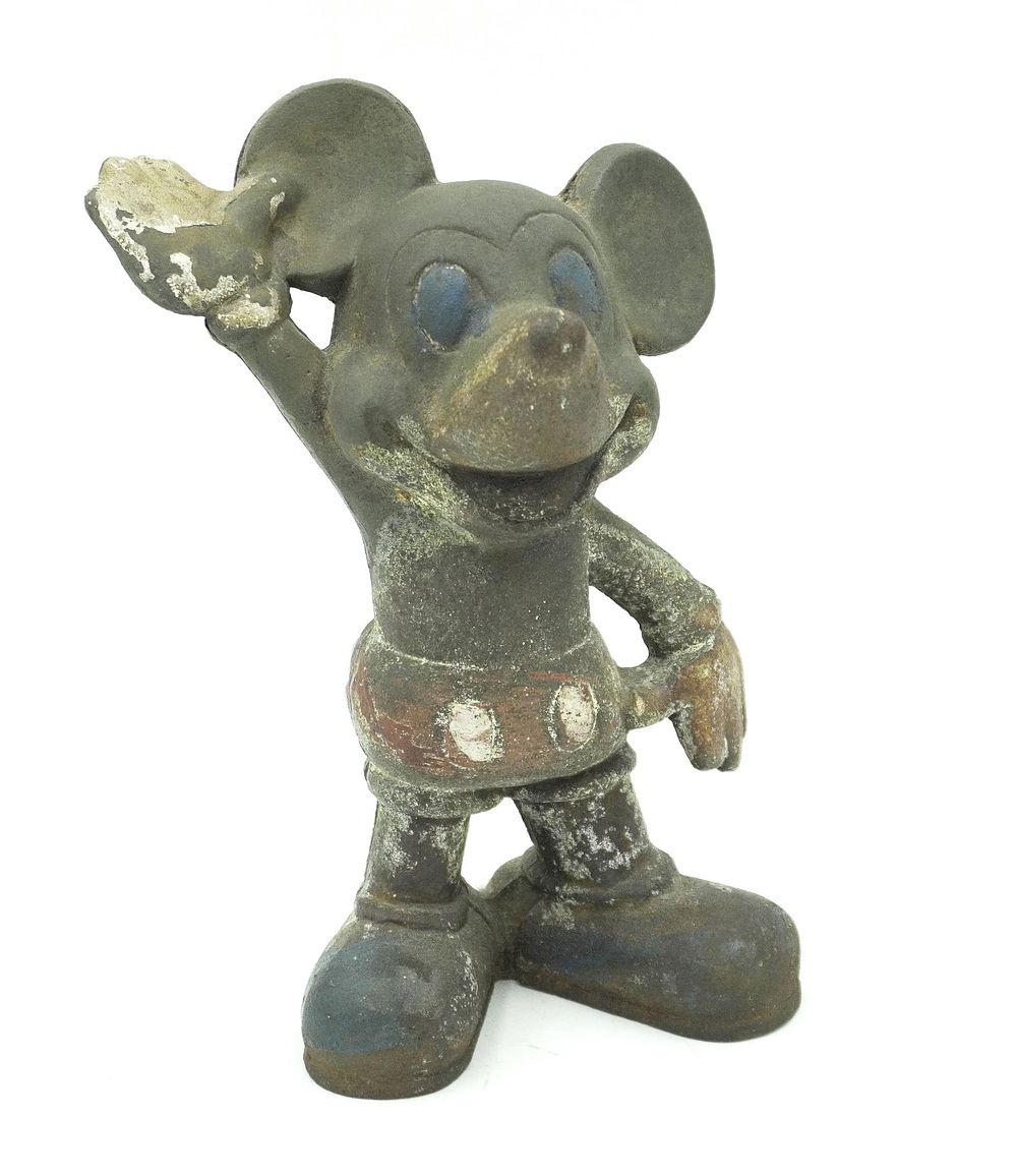 Lot 202: CAST IRON MICKEY MOUSE BANK