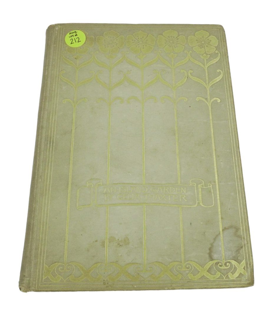 Lot 212: 1894 FIRST EDITION "AN ISLAND GARDEN" BY CELIA THAXTER