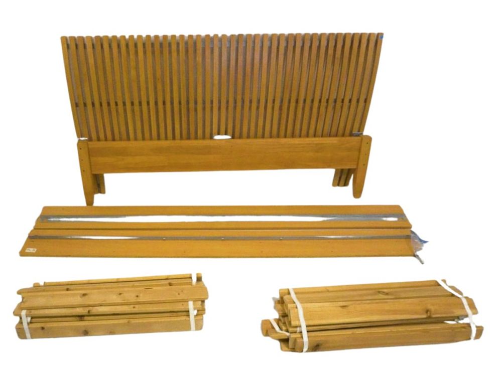 Lot 251: QUEEN SIZE CONTEMPORARY IKEA BED