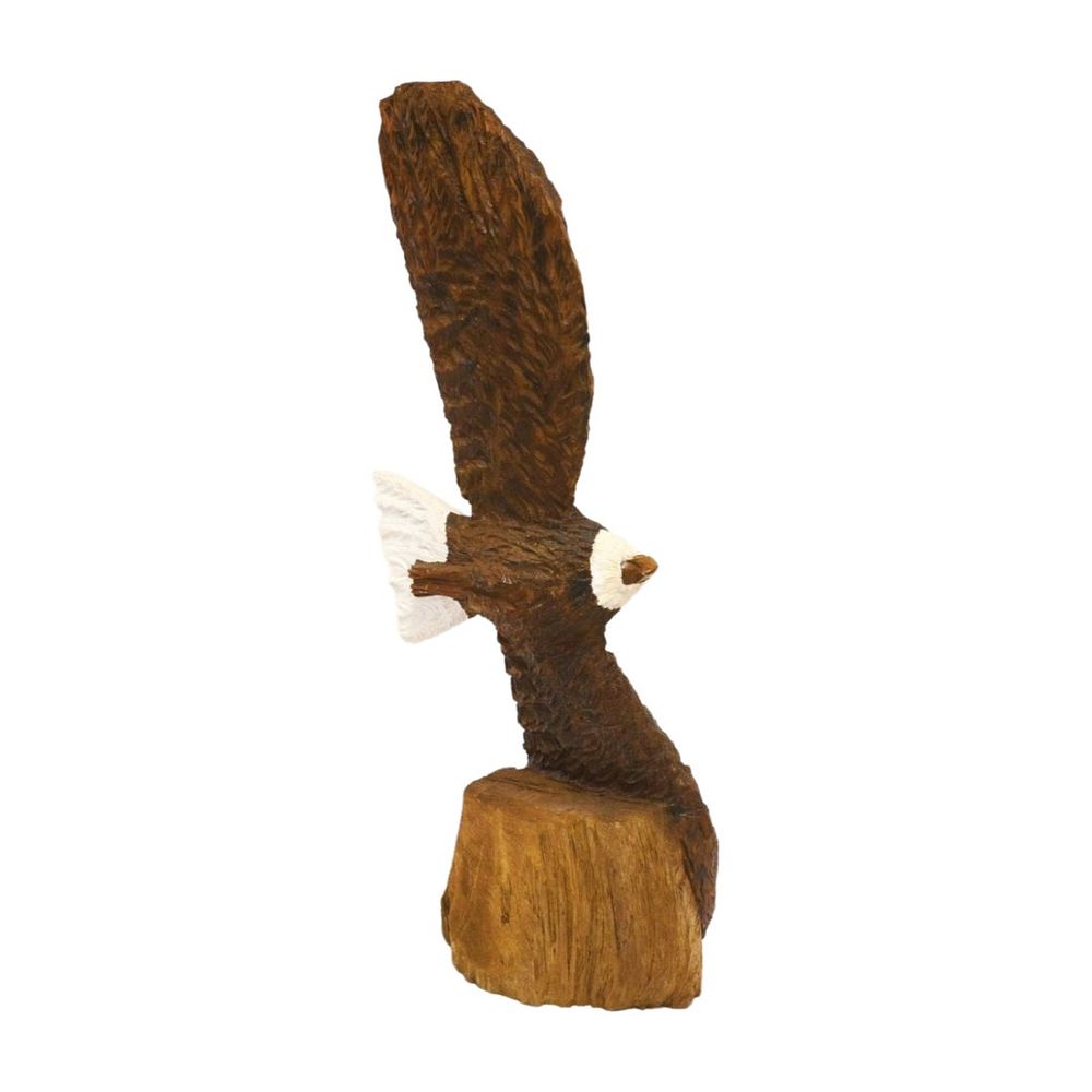 Lot 271: LARGE AMERICAN FOLK ART CARVED EAGLE