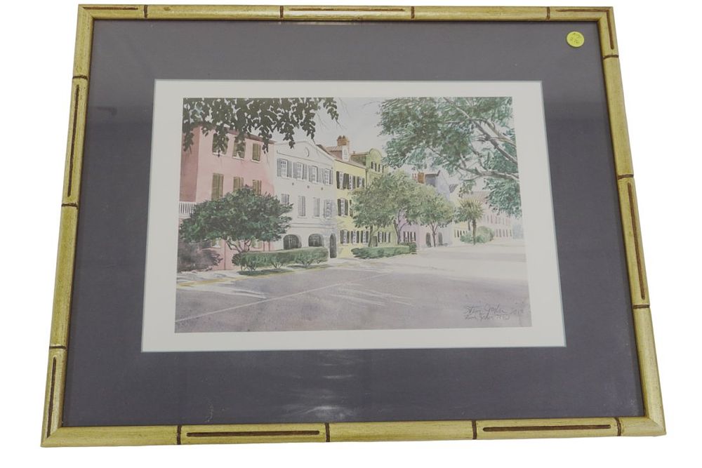 Lot 276: STEVE JORDAN RAINBOW ROW PRINT
