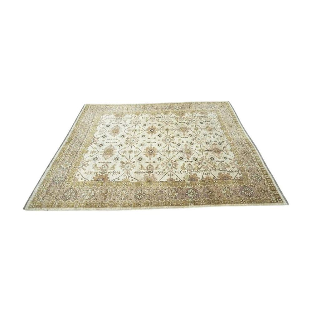 Lot 46: LARGE VINTAGE TURKISH DISTRESSED RUG 9'x12'