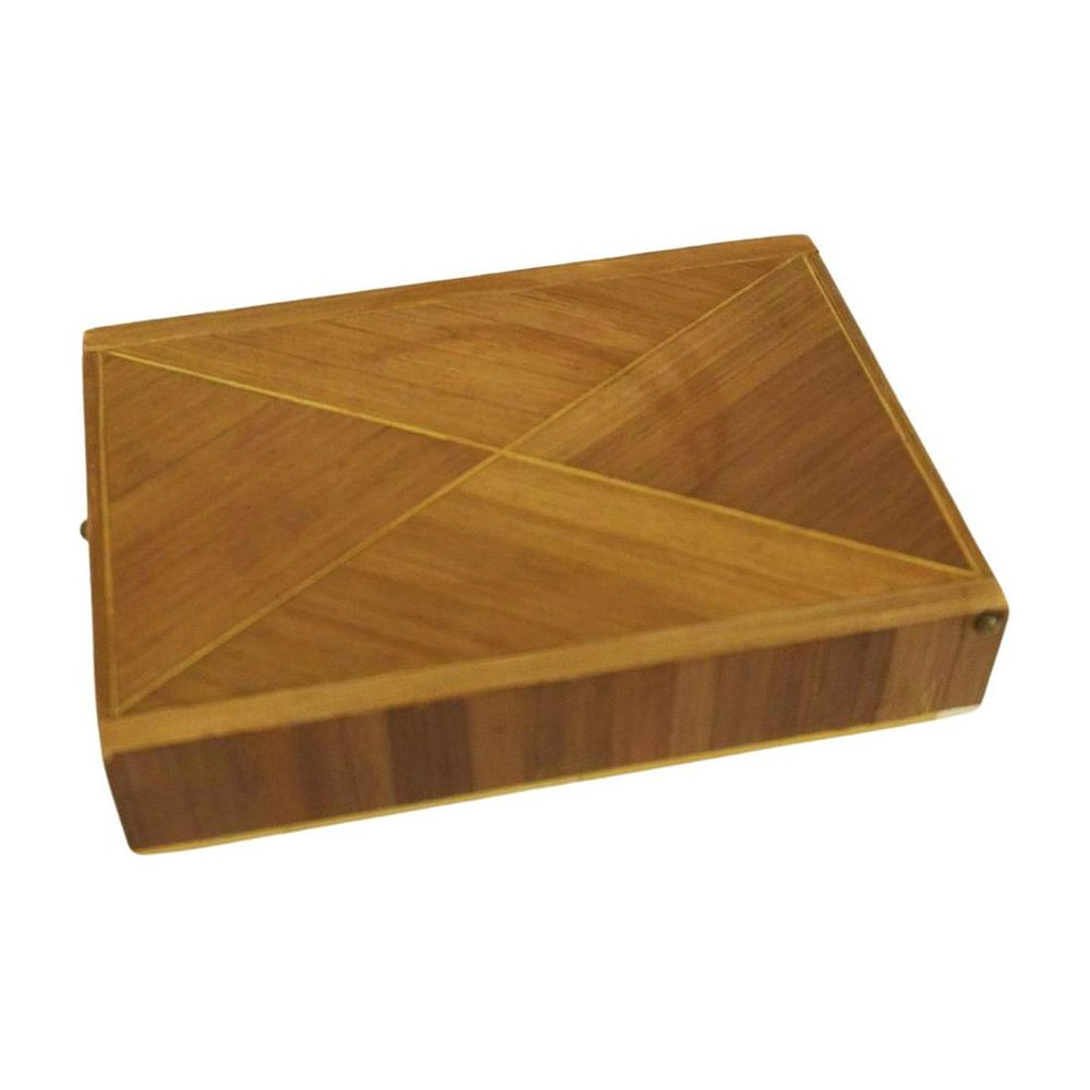 Lot 82: JEAN-MICHEL FRANK 1930s STRAW MARQUETRY BOX