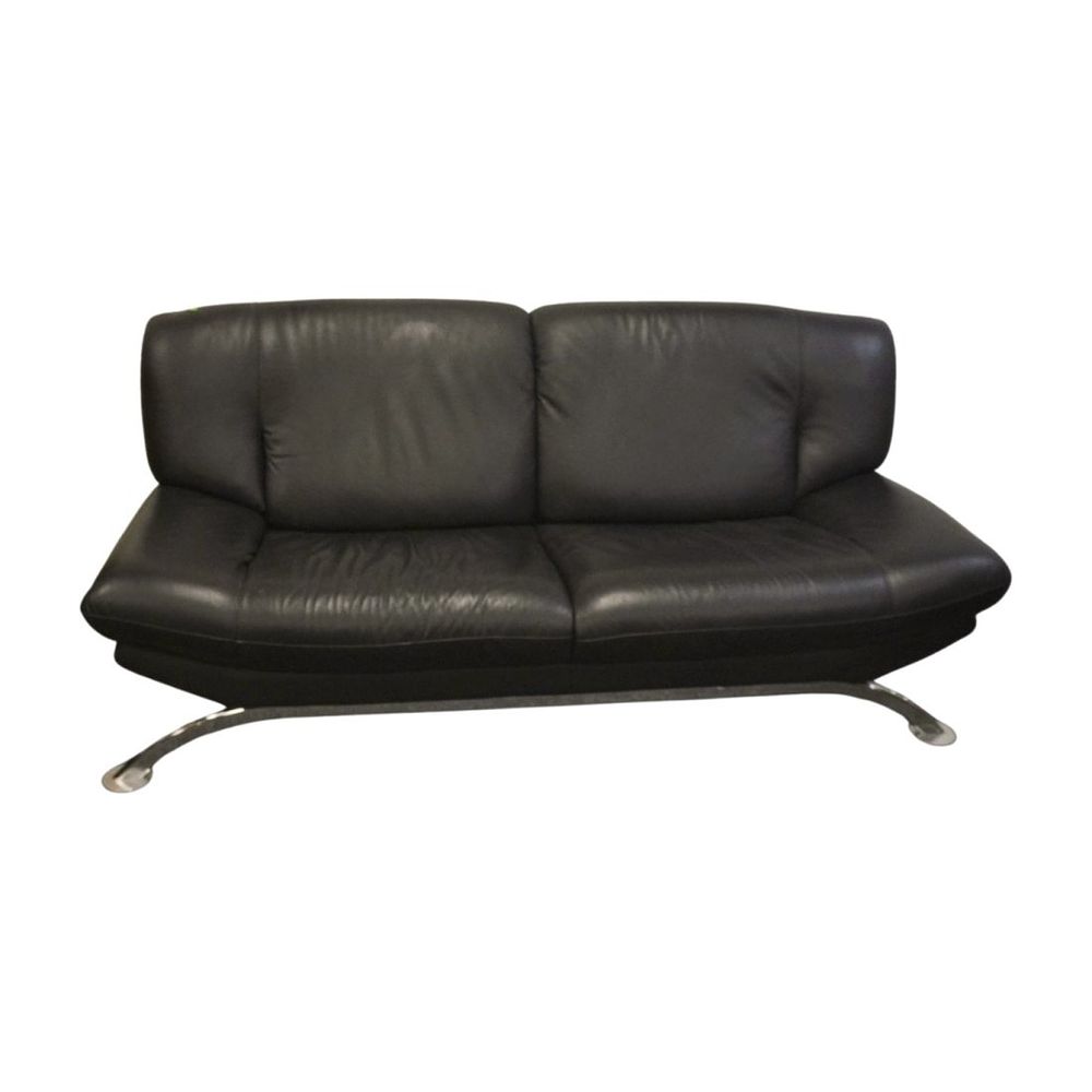 Lot 99: POSTMODERN ITALIAN LEATHER SOFA