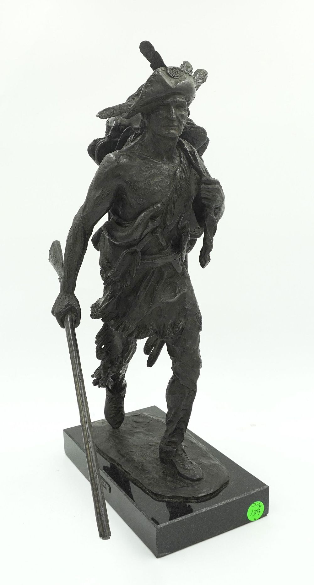 Lot 139: HARRY JACKSON (American, 1924-2011) BRONZE TRAPPER II