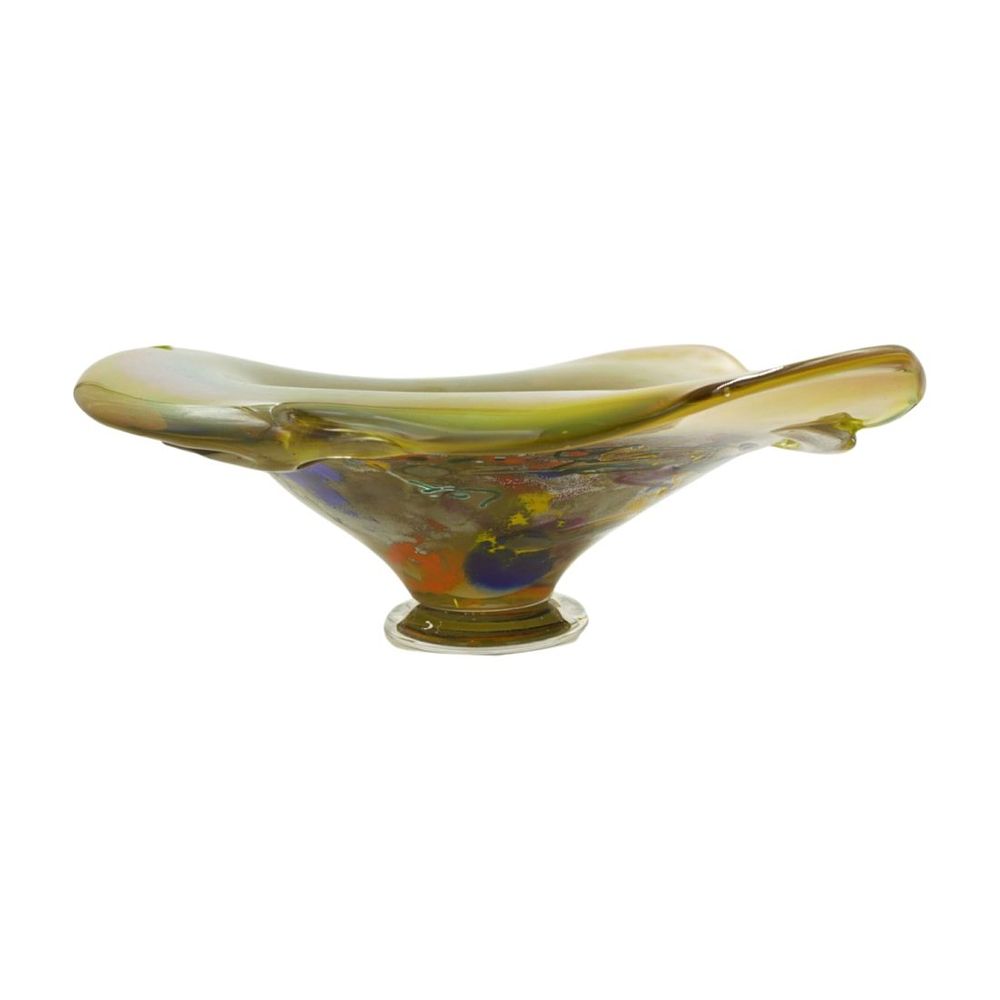 Lot 156: LARGE RODDY CAPERS HAND BLOWN ART GLASS BOWL