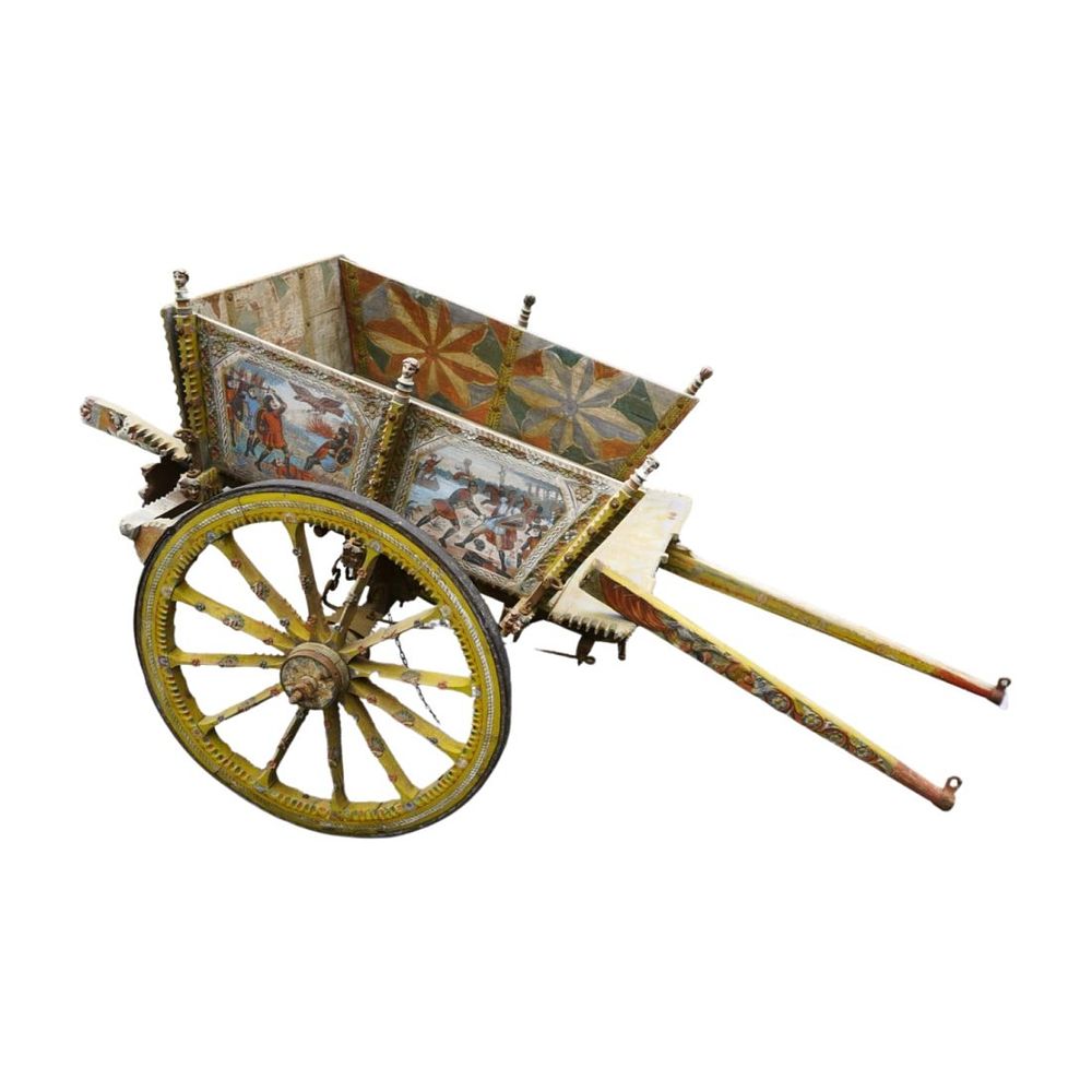 Lot 239: ITALIAN CARRETTO SICILIANO PALERMO TRADITIONAL MARKET CART