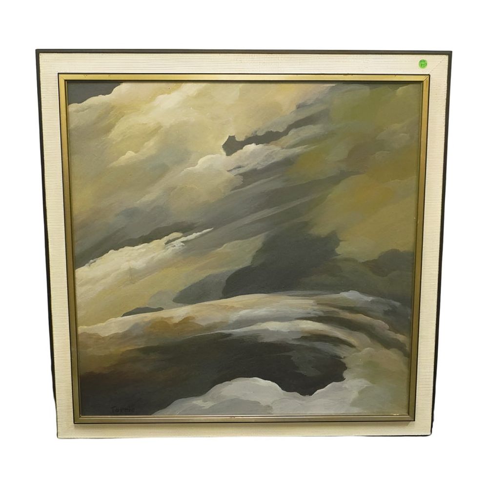 Lot 243: CONTEMPORARY ABSTRACT ON CANVAS "OMEN"