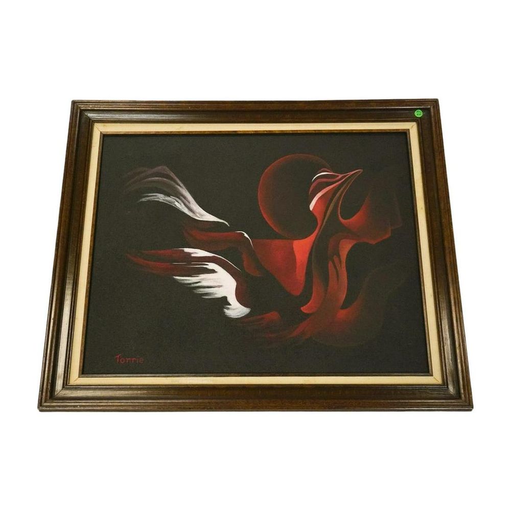 Lot 251: CONTEMPORARY ABSTRACT ON MASONITE