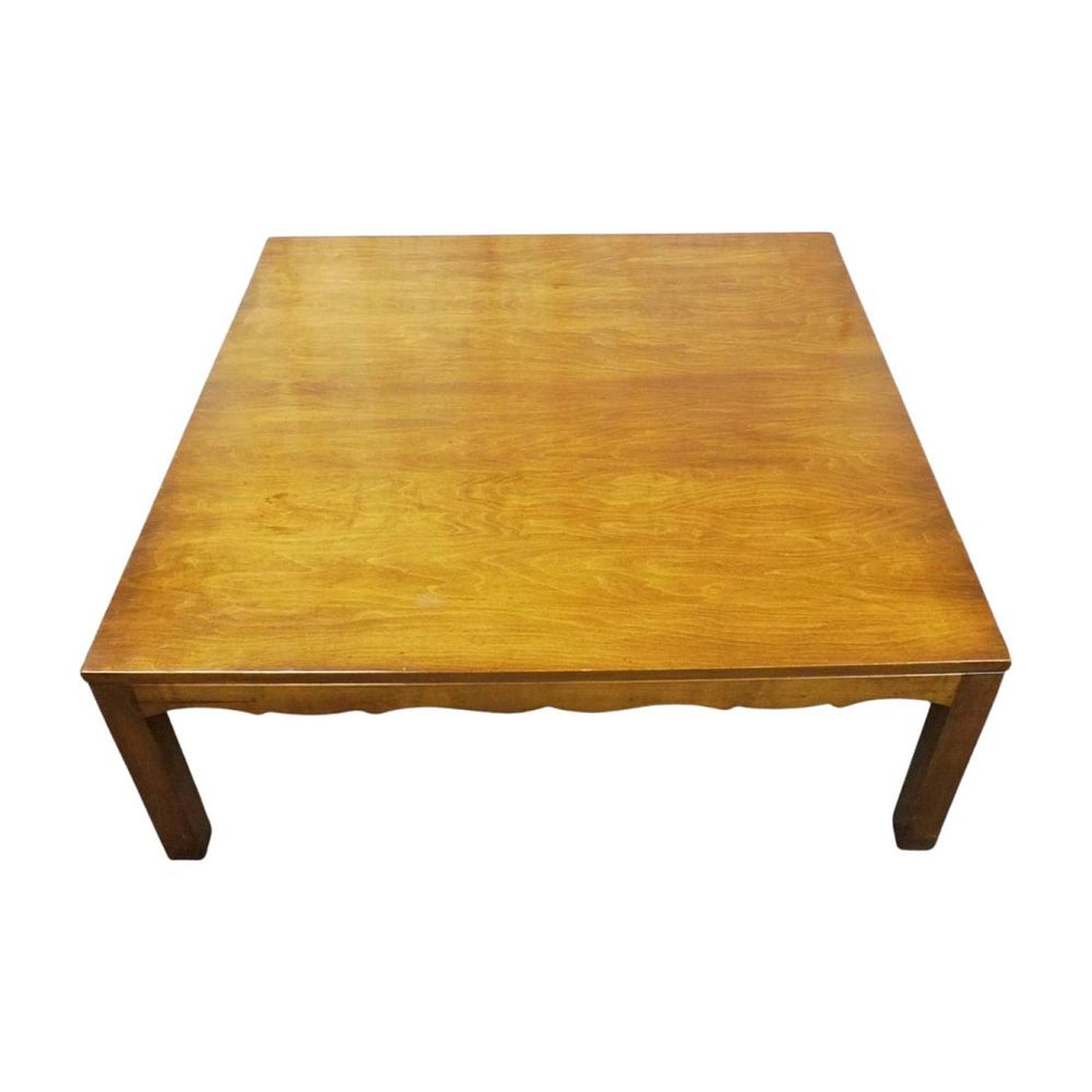 Lot 273: VINTAGE WALNUT COFFEE TABLE