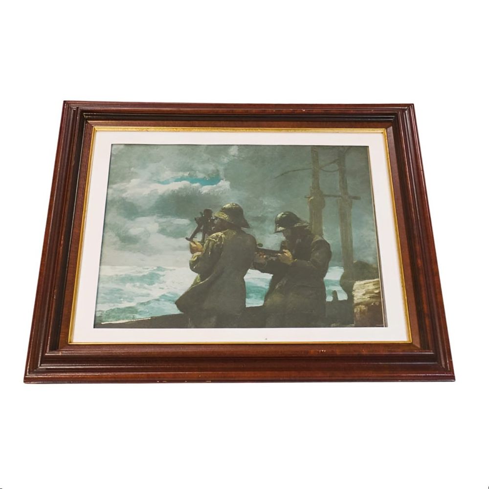 Lot 320: 8 BELLS WINSLOW HOMER PRINT