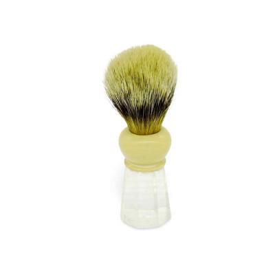 Lot 2: MCM LUCITE BADGER SHAVE BRUSH
