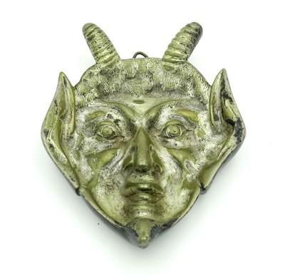 Lot 11: BRONZE DEVIL HEAD