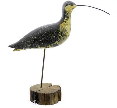 Lot 46: RICHARD MORGAN SHORE BIRD DECOY